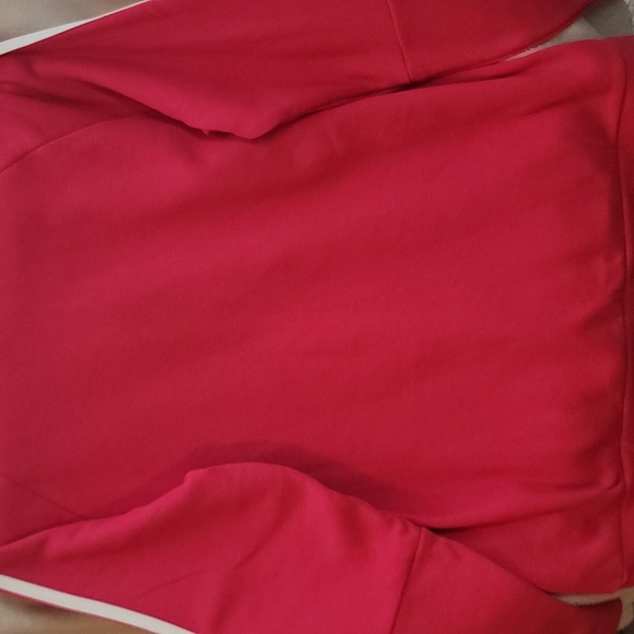 Adidas 3-Stripes Crew Sweatshirt Power Pink Large - Picture 7 of 12